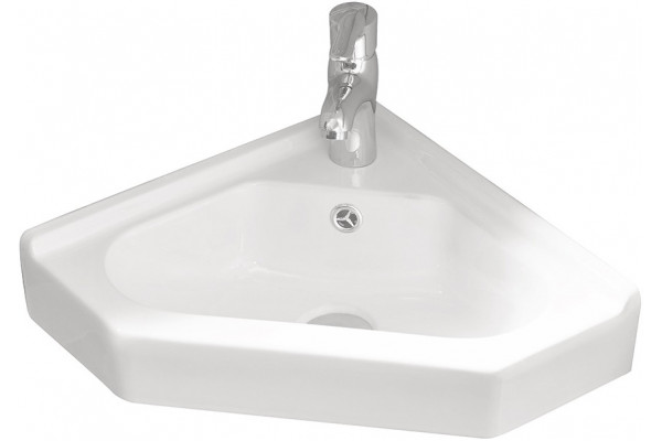 Раковина SantiLine SL-2020 угловая, цвет белый