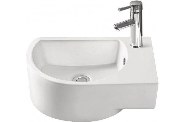 Рукомойник SantiLine SL-2015L полукруглая, цвет белый