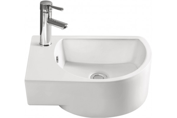 Рукомойник SantiLine SL-2015R полукруглая, цвет белый