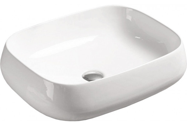 Раковина SantiLine SL-1045 прямоугольная, цвет белый, на столешницу