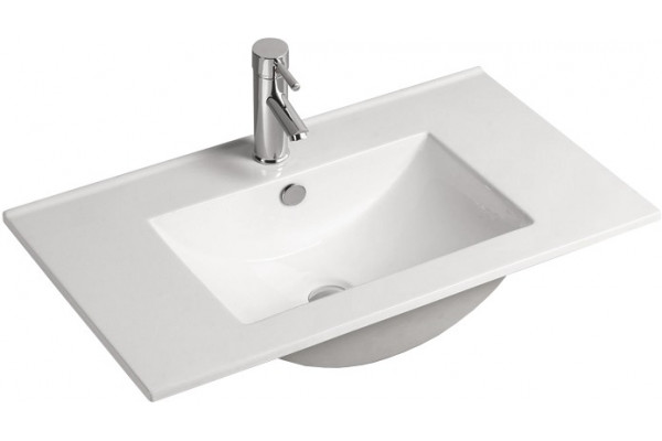 Раковина SantiLine SL-2102 60 прямоугольная, цвет белый, на столешницу