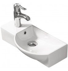 Рукомойник SantiLine SL-2012R полукруглая, цвет белый