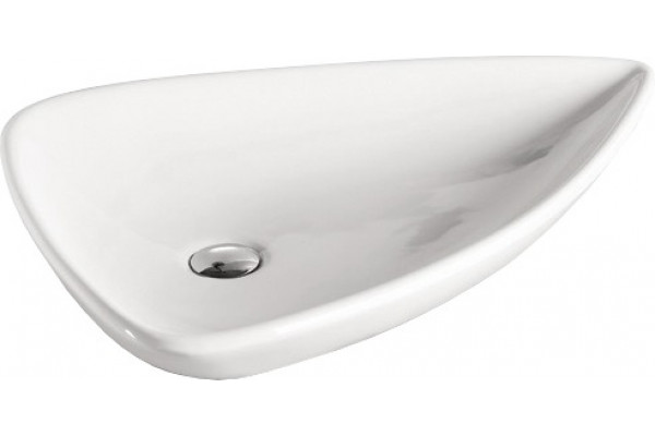 Раковина SantiLine SL-1033 овальная, цвет белый, на столешницу