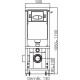 Система инсталляции для унитазов SantiLine SL-01 с кнопкой смыва, бачок 3/6 л, 50x13x119 см