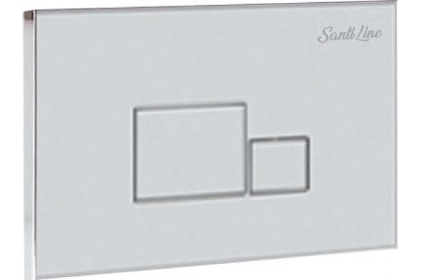 Система инсталляции для унитазов SantiLine SL-01 с кнопкой смыва, бачок 3/6 л, 50x13x119 см