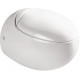 Унитаз подвесной SantiLine SL-5001 с микролифтом, белый, овальный, 41x59 см
