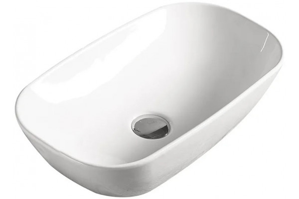Рукомойник SantiLine SL-1050 прямоугольная, цвет белый, на столешницу