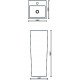 Рукомойник SantiLine SL-4010 прямоугольная, цвет белый