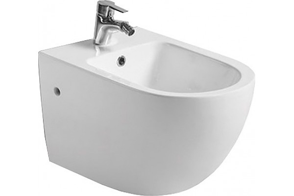Биде подвесное SantiLine SL-5058 цвет белый, овальное, 36.5x55.5 см