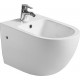 Биде подвесное SantiLine SL-5058 цвет белый, овальное, 36.5x55.5 см
