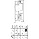 Комплект SantiLine SL-5004MB+SL-04 цвет черный,  в современном стиле