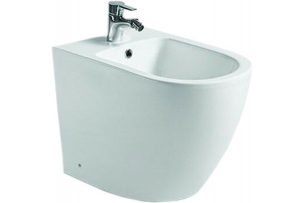 Биде напольное SantiLine SL-5051 цвет белый, овальное, 36x56 см