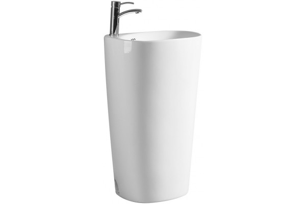Раковина SantiLine SL-4001 круглая, цвет белый