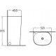Раковина SantiLine SL-4001 круглая, цвет белый
