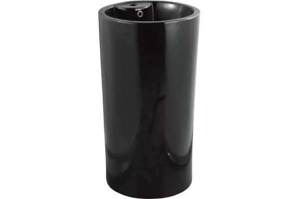 Раковина SantiLine SL-4003MB черный матовый овальная,  в современном стиле