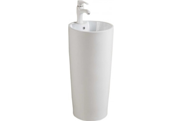 Раковина SantiLine SL-4011 круглая, цвет белый