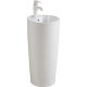 Раковина SantiLine SL-4011 круглая, цвет белый