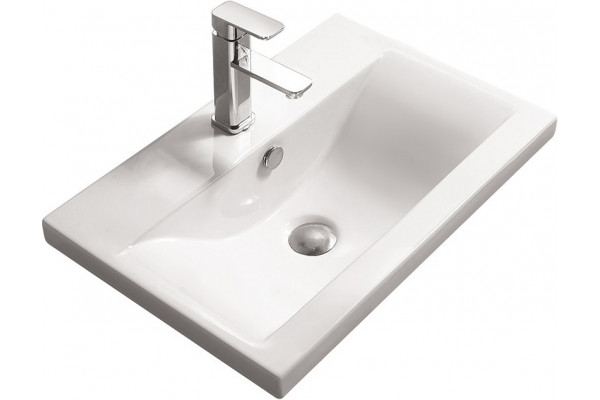 Раковина SantiLine SL-2101 70 прямоугольная, цвет белый