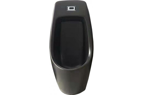 Писсуар SantiLine SL-6002MB черный матовый внутренний подвод воды, 35x40x80 см