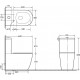 Унитаз-компакт SantiLine SL-5016MB безободковый, с микролифтом, черный матовый, 37.5x62 см