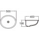 Раковина SantiLine SL-3005 цвет белый