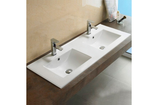 Раковина Sanvit r9122d цвет белый, на столешницу, прямоугольная