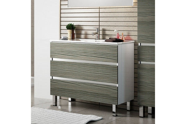 Тумба для комплекта Sanvit Кубэ-3 70 с ящиками, с доводчиками