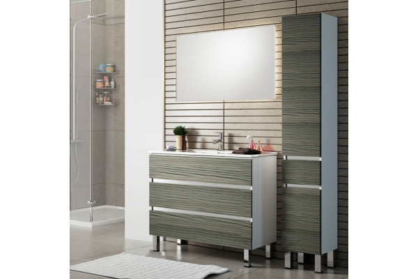 Тумба для комплекта Sanvit Кубэ-3 70 с ящиками, с доводчиками