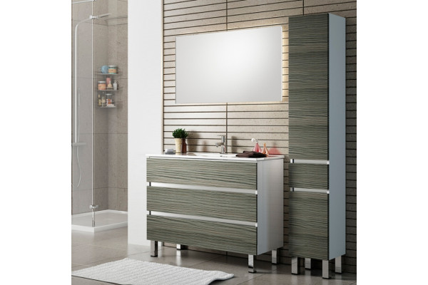 Тумба для комплекта Sanvit Кубэ-3 80 с ящиками, с доводчиками