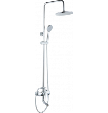 Душевая стойка Savol SK-H7401 хром, штанга 136 см, шланг 150 см