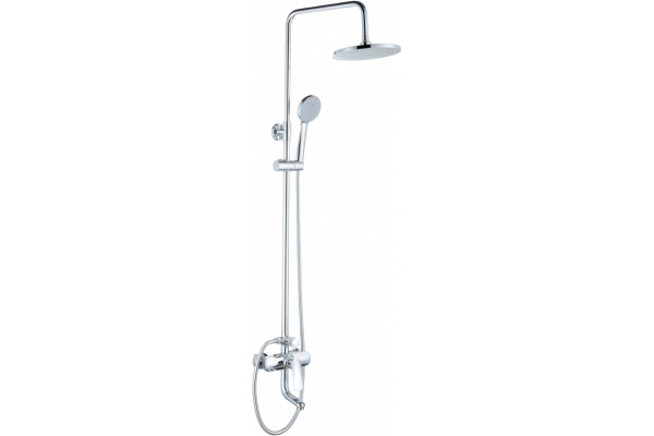 Душевая стойка Savol SK-H7401 хром, штанга 136 см, шланг 150 см