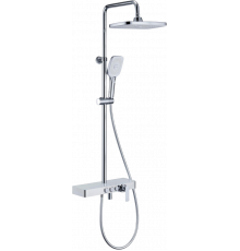 Душевая стойка Savol SK-H3245A хром, штанга 125 см, шланг 150 см
