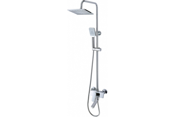 Душевая стойка Savol S-600708-1 хром, штанга 155 см, шланг 150 см
