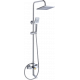 Душевая стойка Savol S-602242-1 хром, штанга 160.5 см, шланг 150 см