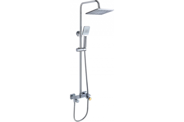 Душевая стойка Savol S-601144 хром, штанга 139 см, шланг 150 см