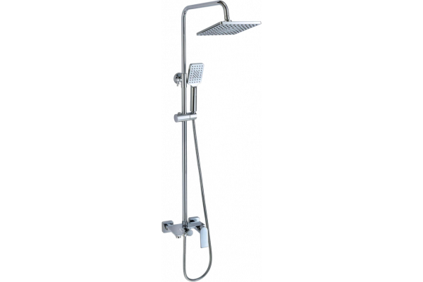 Душевая стойка Savol S-601144-1 хром, штанга 157.5 см, шланг 150 см