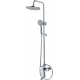 Душевая стойка Savol S-600308 хром, штанга 163 см, шланг 150 см