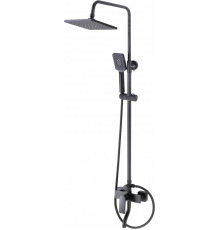 Душевая стойка Savol S-601108SH цвет черный, штанга 164.5 см, шланг 150 см