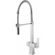 Смеситель для кухни Shouder Pull out Atlantic 0290605 с гибким изливом, однорычажный, хром