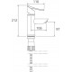 Смеситель для раковины Shouder Tenso 0090204 однорычажный, хром