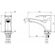 Смеситель для раковины Shouder Atlas Plus 0010204 однорычажный, хром