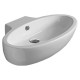 Раковина Simas LFTSpazio LFT34 73 см цвет белый, овальная, с переливом