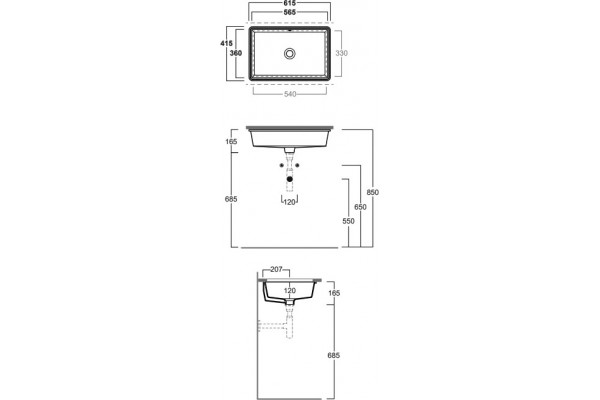 Раковина Simas Agile S60 bi