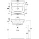 Раковина Simas Baden Baden BB10bi*1 60x45 см