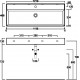 Раковина Simas Agile AG121 bi*1 121x46 см