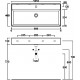 Раковина Simas Agile AG101 bi*1 101x46 см