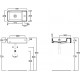 Рукомойник Simas Agile AG50 cemento  matt*1 серый матовый