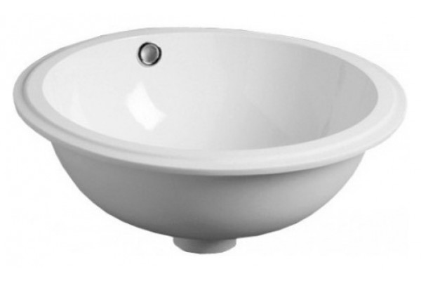 Рукомойник Simas Blanco S54 цвет белый, круглая, с переливом