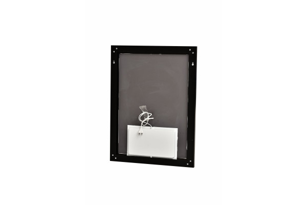 Зеркало Sintesi KANTO BLACK 60х80 с LED-подсветкой  в современном стиле