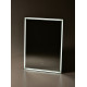 Зеркало Sintesi KANTO BLACK 60х80 с LED-подсветкой  в современном стиле